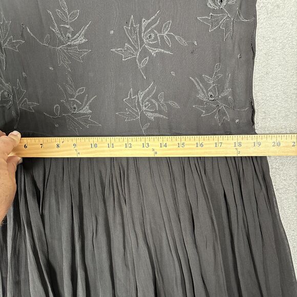 Starina Sheer Maxi Layered Dress Women’s Size S Oversized Witchy Gothic Grunge - Picture 6 of 13